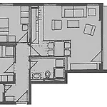 アパート Birkenhof App 28, Backbord *